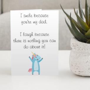 Happy Birthday Humour Dad Funny Card