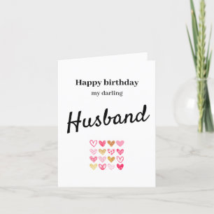 Happy Birthday Husband Card