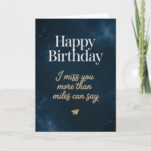happy birthday i miss you card