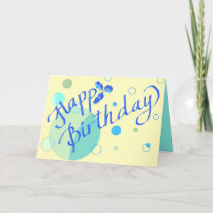 Happy Birthday - IgG - custom message Card
