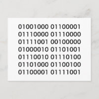 Happy Birthday in Binary Code