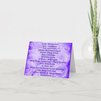 Happy Birthday in Many Languages Card