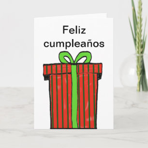 Happy birthday in Spanish Card
