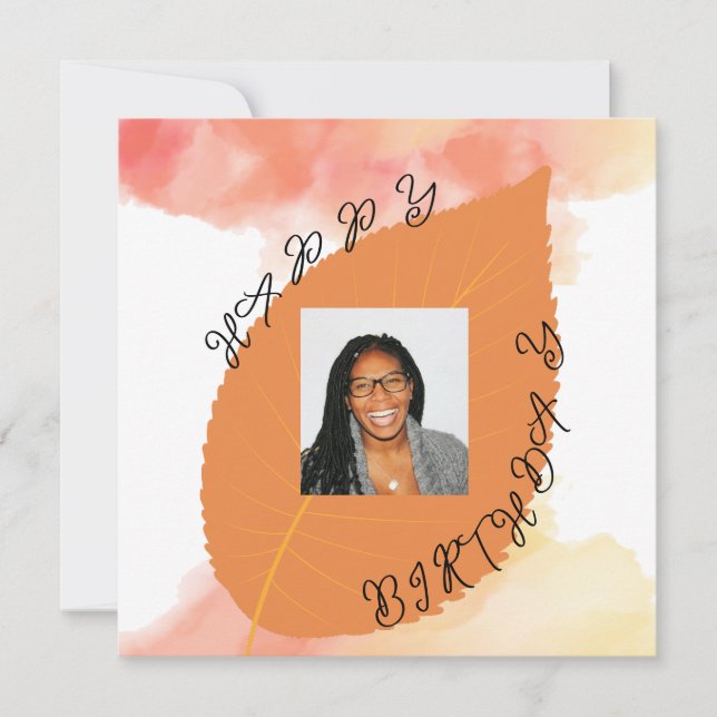 Happy Birthday  Invitation (Front)