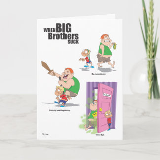 Happy Birthday (Jerk) Brother Card