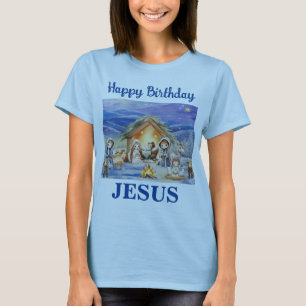 Happy Birthday Jesus Adult T-shirt