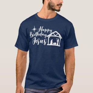 Happy Birthday Jesus Christmas Holiday T-Shirt