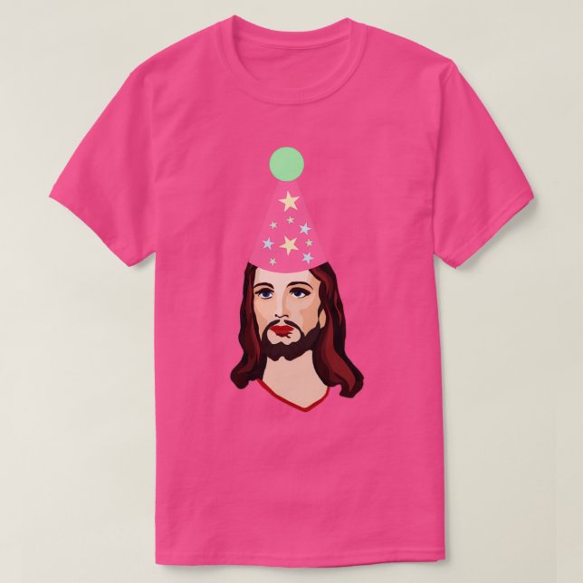 Happy Birthday Jesus Funny Christmas  T-Shirt (Design Front)