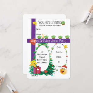 Happy Birthday, Jesus Invitation