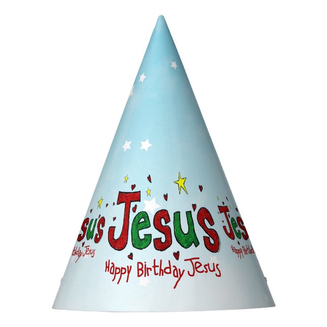 Happy Birthday Jesus Party Hat (Front)
