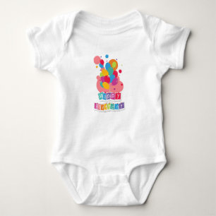 Happy Birthday – Joyful Celebration Design Baby Bodysuit