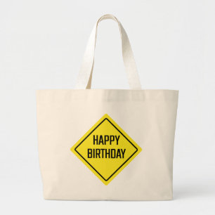 Happy Birthday Jumbo Tote Bag
