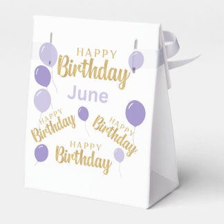 Happy birthday June birthdays Favour Box