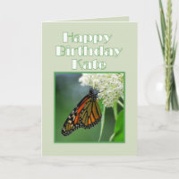 Happy Birthday Kate Monarch Butterfly