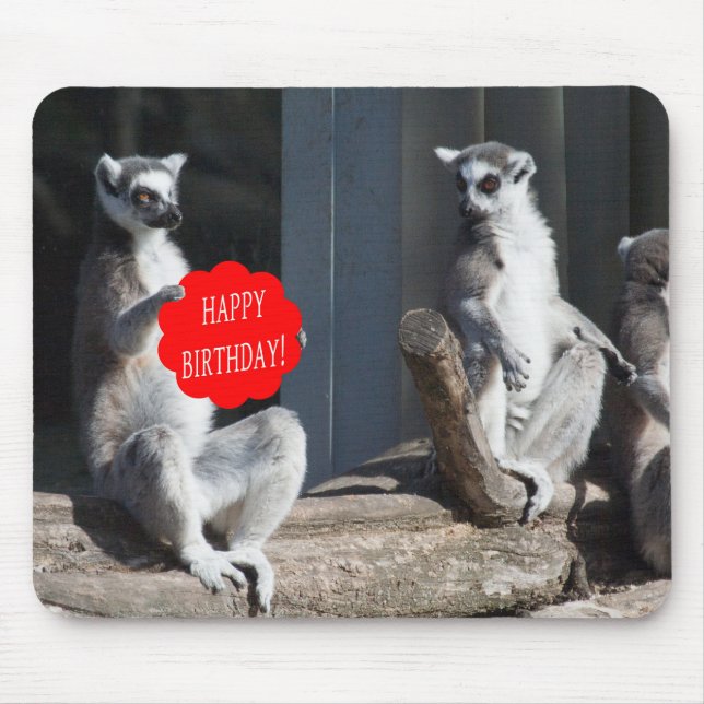 Happy Birthday Katta Mouse Pad (Front)