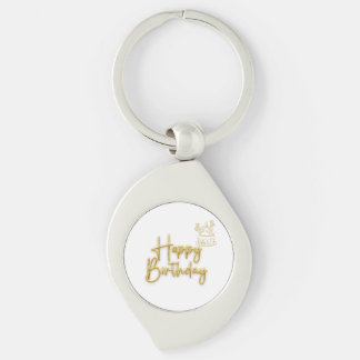 Happy Birthday Key Ring