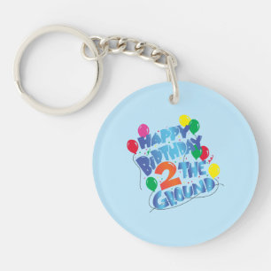 Happy Birthday Key Ring