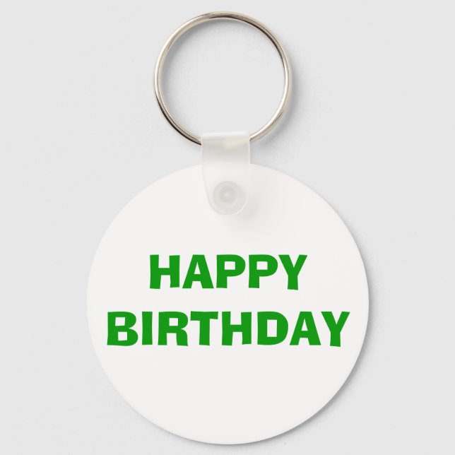 HAPPY BIRTHDAY KEY RING (Front)