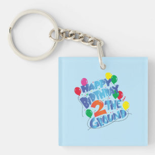 Happy Birthday Key Ring
