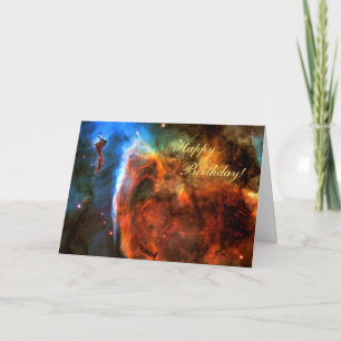 Happy Birthday - Keyhole Nebula, Digitus Impudicus Card