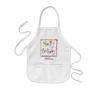 Happy Birthday Kids Apron