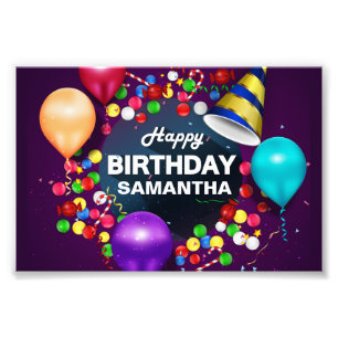 HAPPY BIRTHDAY KIDS PHOTO PRINT