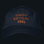 Happy Birthday KING Printed text Celebration-Hat Embroidered Hat<br><div class="desc">Introducing the "Happy Birthday King" Text Hat, a celebratory accessory fit for royalty, At the forefront of this hat is the jubilant "Happy Birthday King" text embroidery, adorned with vibrant colours and playful font Crafted with joy and festivity in mind, this hat is designed to make the wearer feel like...</div>