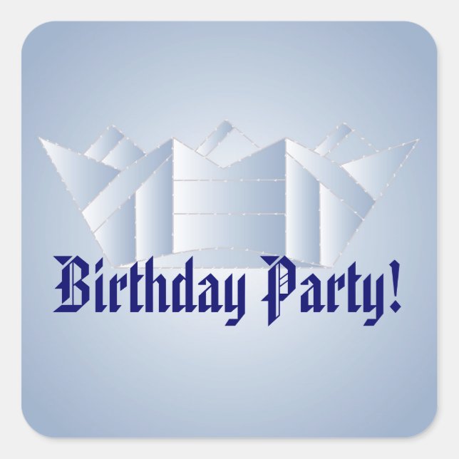 Happy Birthday King Sticker (Front)