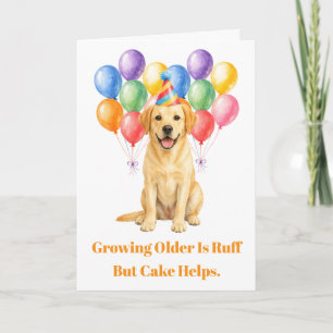 Happy Birthday Labrador Dog Pet Party Card