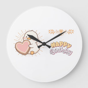 HAPPY BIRTHDAY LARGE CLOCK
