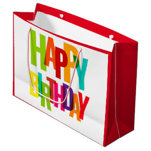 Happy Birthday Large Gift Bag