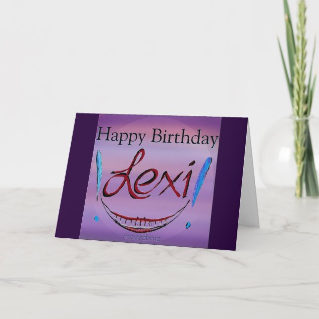 Happy Birthday Lexi! Card (Front)