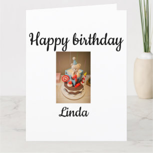 Happy birthday Linda Card