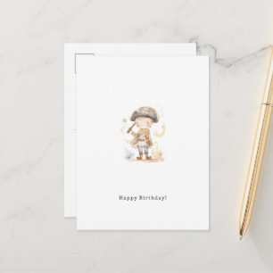 Happy Birthday Little Pirate Card