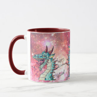 Happy Birthday Love You Mum Dragon Mug