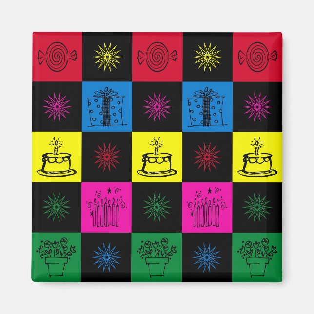 Happy Birthday Magnet (Front)