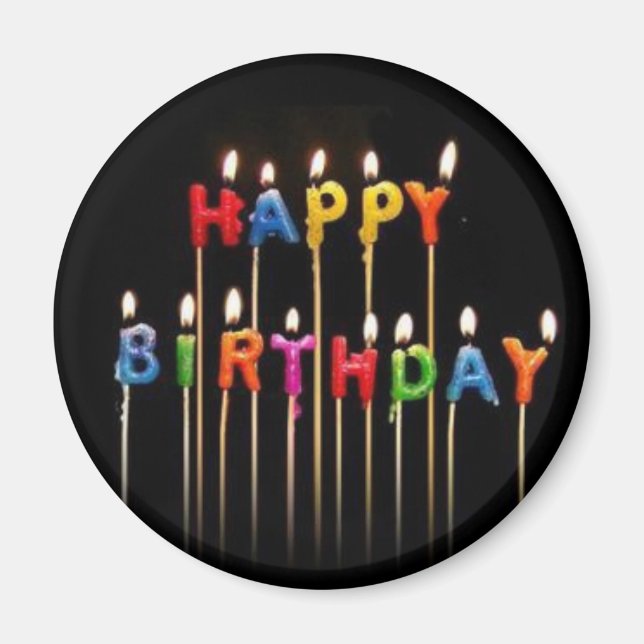 Happy Birthday Magnet (Front)