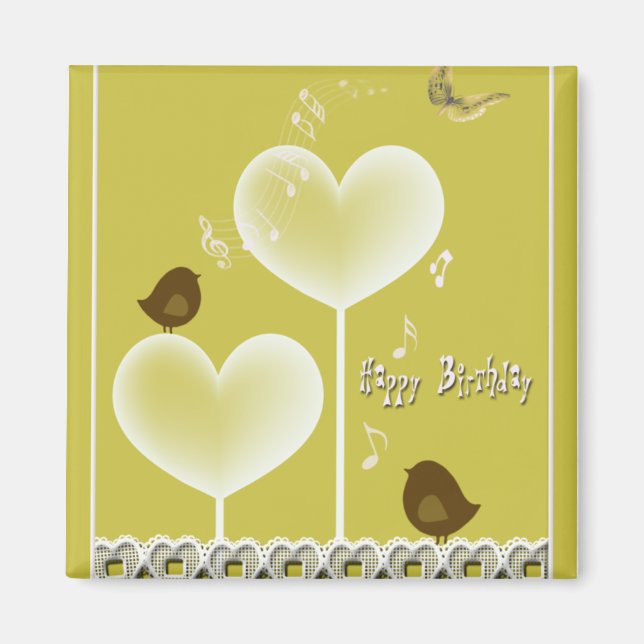 Happy Birthday Magnet (Front)