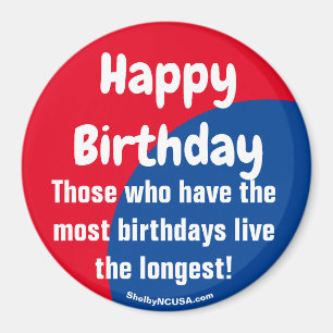 Happy Birthday magnet