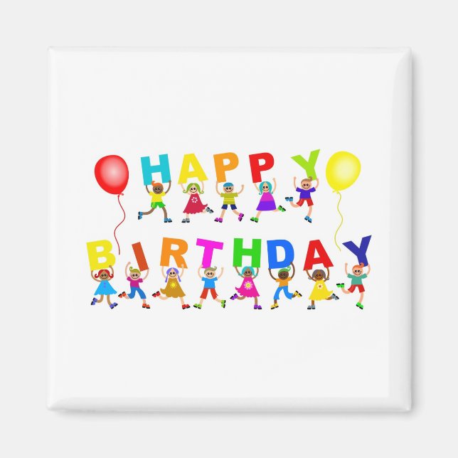 Happy Birthday Magnet (Front)