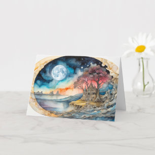Happy Birthday   Majestic Moonlight After Midnight Card