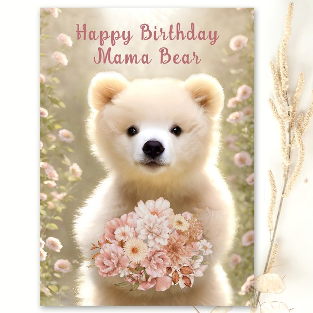 Happy Birthday Mama Bear Love You Beary Much Card (Creator Uploaded)