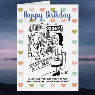 Happy Birthday Man Knows Everything Joke