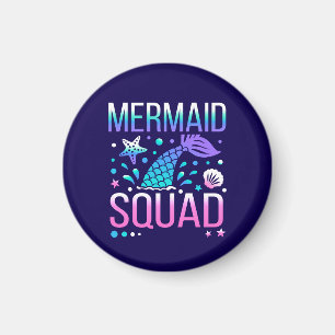 Happy Birthday Mermaid Squad-68296 Magnet