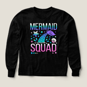 Happy Birthday Mermaid Squad Ocean Party Design