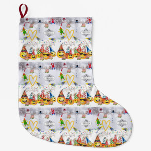 Happy Birthday Merry Christmas Stocking