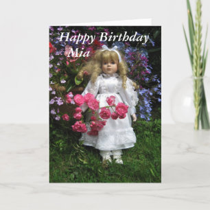 Happy Birthday Mia Card