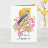 Happy Birthday Mississippi Mockingbird Magnolia