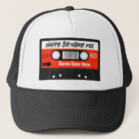 Happy Birthday Mixtape Red Cassette Customised