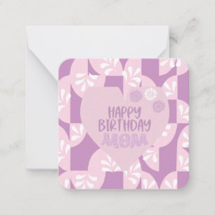 Happy Birthday Mom Card